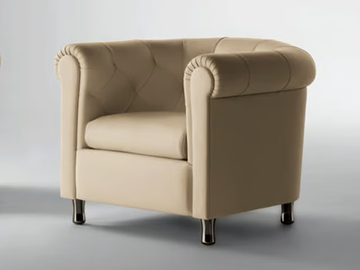 ARCADIA - Tufted armchair by Poltrona Frau - view 2